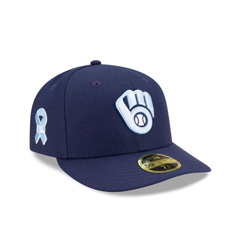 MLB Milwaukee Brewers Father's Day Low Profile 59Fifty Fitted (NLX6966) - Blue New Era Caps